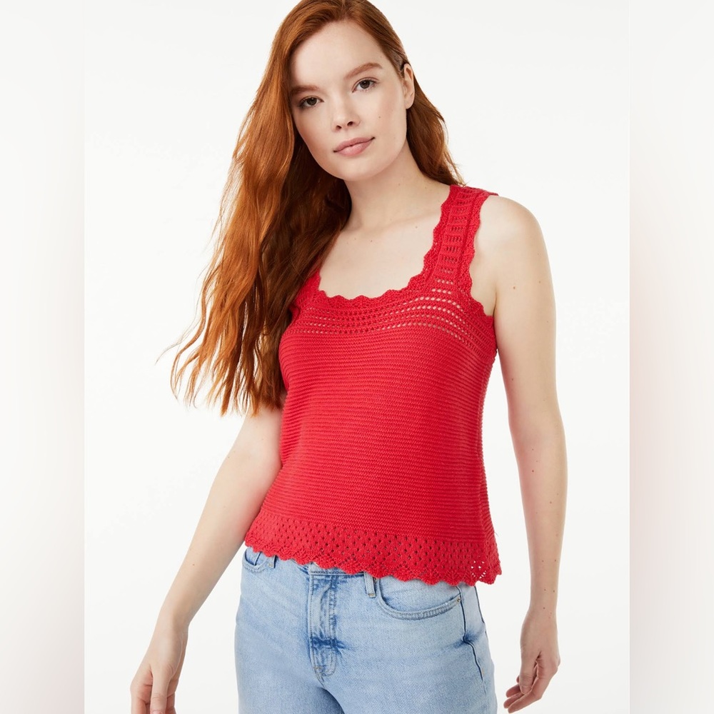FREE ASSEMBLY CROCHET TANK TOP - SiZE SMALL